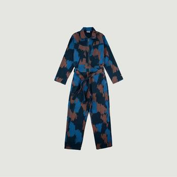 推荐Long sleeve jumpsuit with fancy pattern Midnight blue Bobo Choses商品