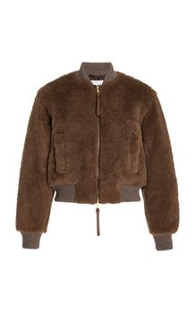 推荐Max Mara - Women's Saturno Alpaca; Wool; And Silk-Blend Jacket - Brown - US 4 - Moda Operandi商品