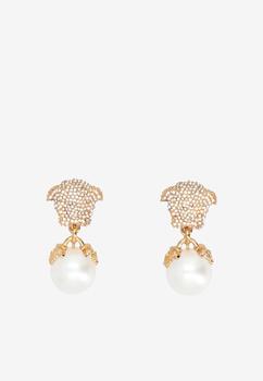 商品Versace | Crystal-Embellished Medusa Earrings,商家Thahab,价格¥5703图片