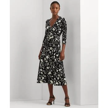 Ralph Lauren | Women's Floral Surplice Jersey Dress,商家Macy's,价格¥626
