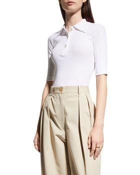 ROSETTA GETTY, ROSETTA GETTY | Fitted Polo T-Shirt商品图片 