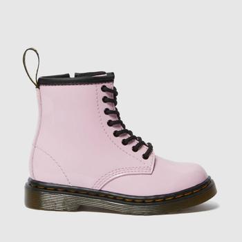 推荐Dr. Martens Toddlers' 1460 Patent Lamper Lace Up Boots - Pale Pink商品