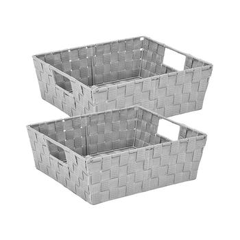 商品Simplify | 2 Pack Storage Shelf Tote,商家Macy's,价格¥155图片