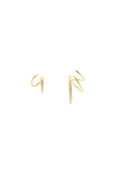 商品PANCONESI | Panconesi asymmetrical stellar crystal earrings,商家Baltini,价格¥1152图片