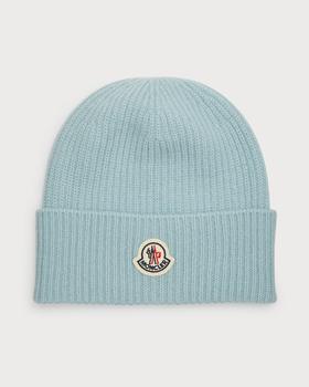 女士盟可睐, Moncler | Cashmere Knit Beanie w/ Logo商品图片 