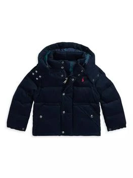 Ralph Lauren | Little Boy's & Boy's Convertible Corduroy Down Jacket,商家Saks Fifth Avenue,价格¥1694