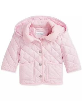 Ralph Lauren | Baby Girls Quilted Hooded Coat,商家Macy's,价格¥595