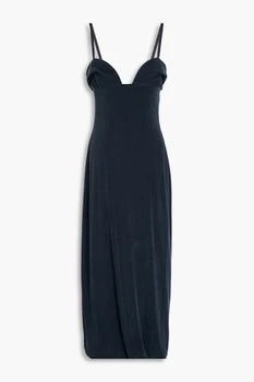 Jacquemus | La Robe Praia washed cupro midi dress,商家THE OUTNET US,价格¥1566