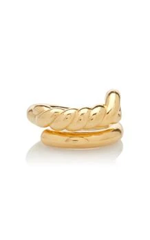 Bottega Veneta | Bottega Veneta - Twist 18K Gold-Vermeil Ring - Gold - IT 17 - Moda Operandi - Gifts For Her,商家Fashion US,价格¥2523