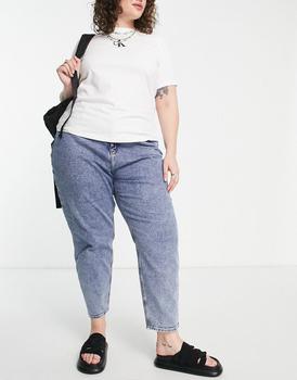 推荐Calvin Klein Plus mom jean in mid wash商品