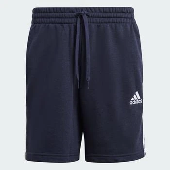 Adidas | Men's  Essentials French Terry 3-Stripes Shorts,商家Premium Outlets,价格¥94