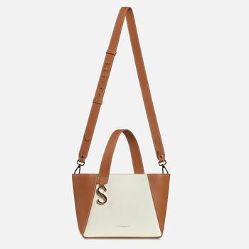 推荐Strathberry Women's Cabas Mini Bag - Bi - Tan/Vanilla商品