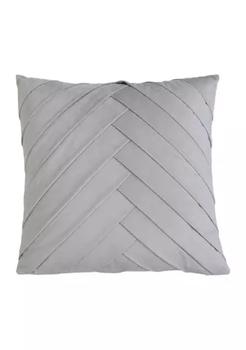 商品Thro by Marlo Lorenz | James Pleated Velvet Pillow,商家Belk,价格¥445图片