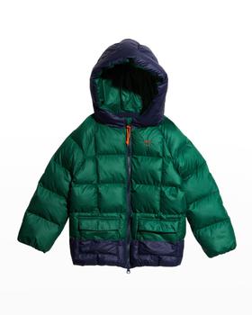 推荐Boy's Puffer Baby Jacket, Size 6M-24M商品