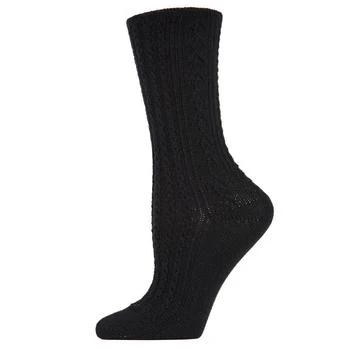 Memoi | Classic Day Knit Women's Crew Socks 