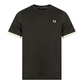 Fred Perry | Fred Perry Ringer T-Shirt - Night Green商品图片,