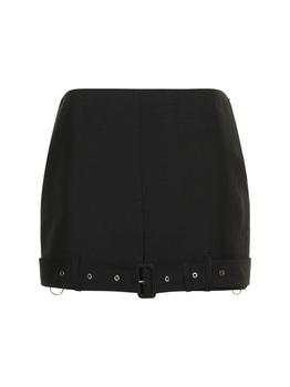 推荐Mohair & Wool Mini Skirt商品