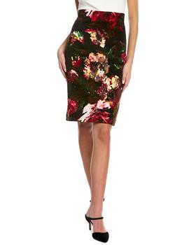 samantha, SAMANTHA SUNG | Samantha Sung Chloe Wool & Silk-Blend Pencil Skirt商品图片 3.7折