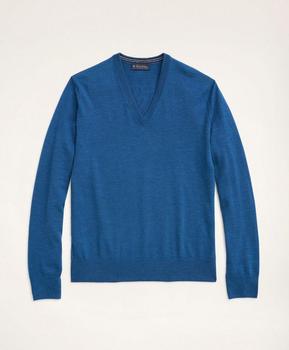 Brooks Brothers | Merino V-Neck Sweater商品图片,3.9折