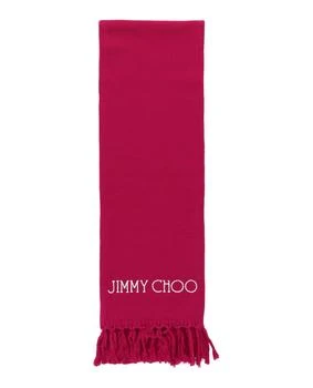 Jimmy Choo | Wool Logo Scarf 3.8折×额外9折, 独家减免邮费, 额外九折