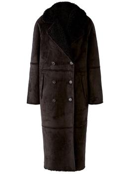 Oui | Oui Long Reversible Coat Black商品图片,满$175享8.9折, 满折