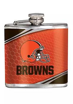 商品NFL Cleveland Browns 6 Ounce Stainless Steel Flask图片