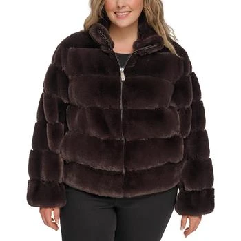 Calvin Klein | Women's Plus Size Faux-Fur Coat 3.4折