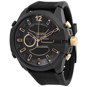 diesel手表, Diesel | Mega Chief Alarm Chronograph Quartz Analog-Digital Black Dial Mens Watch DZ4552商品图片 5.5折