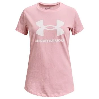 推荐Under Armour Sportstyle Logo T-Shirt - Girls' Grade School商品