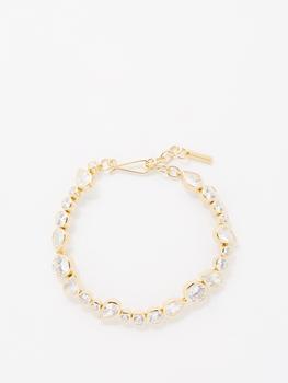 Completedworks | Crystal & 14kt gold-vermeil bracelet商品图片,