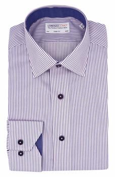 Lorenzo Uomo, Lorenzo Uomo | Trim Fit Thin Stripe Dress Shirt商品图片 3.9折