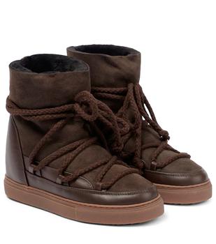 推荐Shearling-lined snow ankle boots商品