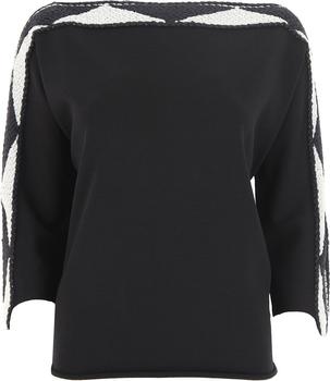 推荐Liviana Conti Women's  Black Cotton Sweater商品