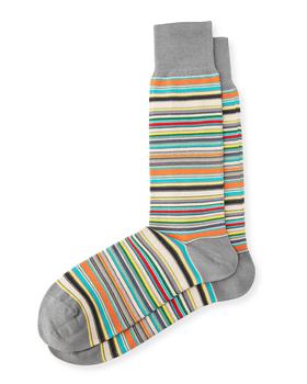 Paul Smith | Multicolored Fine Striped Socks商品图片,