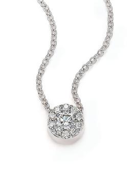 推荐Fulfillment Diamond & 18K White Gold Pendant Necklace商品
