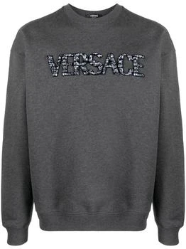 Versace | Versace `Versace Embroidery` Sweatshirt 5折×额外7.5折, 独家减免邮费, 额外七五折