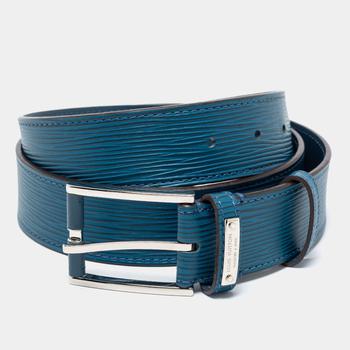 lv皮带, [二手商品] Louis Vuitton | Louis Vuitton Cyan Epi Leather Legend Buckle Belt 95CM商品图片 满$800减$80, 满减