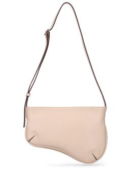 Manu Atelier | Mini Curve Smooth Leather Shoulder Bag商品图片,4.5折×额外7.5折, 额外七五折