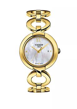 推荐Women's Gold Tone Stainless Steel Pinky Bracelet Watch商品