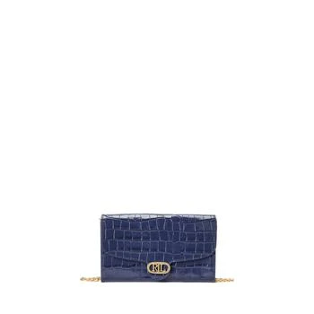 Ralph Lauren | Embossed Leather Adair Wallet Crossbody 