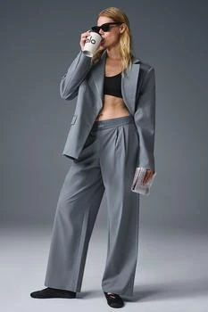 Alo | Suit Up Trouser (Long) - Steel Grey,商家Alo yoga,价格¥1019