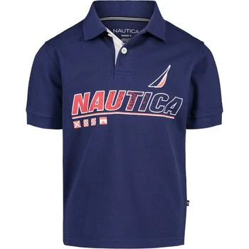 Nautica | Nautica Little Boys' Logo Graphics Polo (4-7) 5折