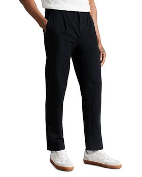 product Maltby-Camburn Cotton Blend Seersucker Stripe Pleated Regular Fit Pants image