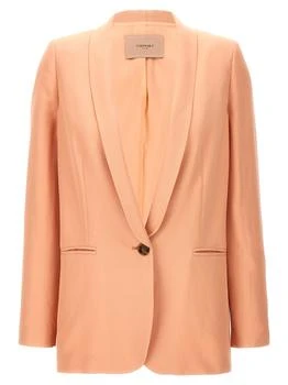 TWINSET | Single-Breasted Blazer Blazer And Suits Pink,商家Wanan Luxury,价格¥1533