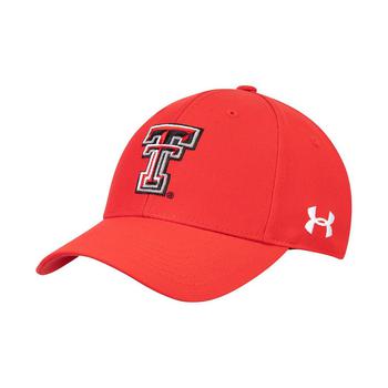 Under Armour | Men's Red Texas Tech Red Raiders Classic Structured Adjustable Hat商品图片,