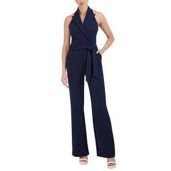 BCBG NEW YORK | Women's Pinstripe Halter Jumpsuit,商家Macy's,价格¥1175