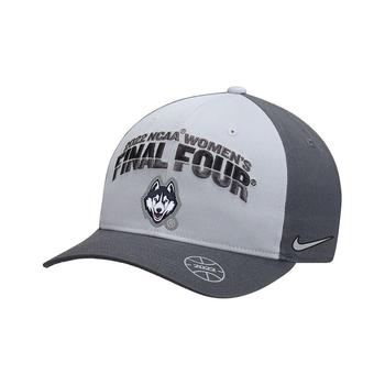 NIKE | Women's Gray UConn Huskies 2022 NCAA Women's Basketball Tournament March Madness Final Four Regional Champions Locker Room Classic 99 Adjustable Hat商品图片,7.4折