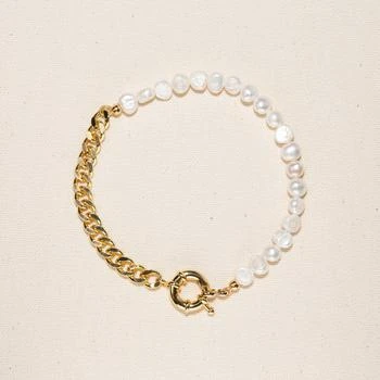 Joey Baby | Lauren Pearl Chain Bracelet,商家折扣挖宝区,价格¥150
