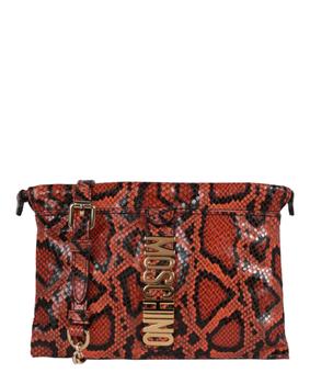 Moschino | Snakeskin-Embossed Crossbody Bag商品图片,6.9折×额外9折, 独家减免邮费, 额外九折