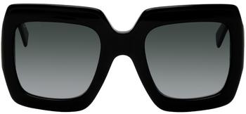 推荐Black Thick Rectangular Sunglasses商品